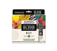 Kit découverte Sennelier avec 6 bâtons à l'huile - Kit de bâtons à l'huile - N130123
