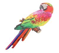 Oiseau à Suspendre au Mur Toucan en Fer Rouge Décoratif | Décoration Murale Métal, Style Réaliste et Simple, Usage Intérieur ou Extérieur, Format Toucan