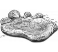 Oiseau Abreuvoir Sculpture Design Statue Jardin Statues Coupe S104087