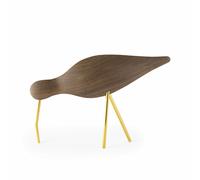 Oiseau de Rivage Noyer Laiton Grand