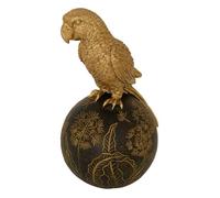 Oiseau résine Belli H.19cm doré - Atmosphera Créateur d'intérieur