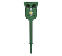 Oiseaux À Ultrasons Chouette Solaire Forme Anti-Hirondelles | Effaroucheur Oiseaux Ultrasonique Pour Sangliers, Chats, Chiens, Hirondelles en Extérieur : Cour, Toit, Jardin, Patio,