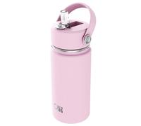 OISIZ 14oz Gourde Isotherme Pour Enfants avec Paille 420ml Gourde Isotherme Enfant avec paille Gobelet Thermique en Acier Inoxydable pour les enfants Sans BPA et garde le froid pendant 24 heures