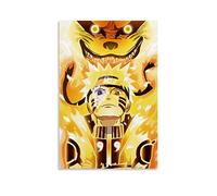 OIUER Fondos De Pantalla De Naruto Shippuden Poster décoratif sur toile pour salon, chambre à coucher, 60 x 90 cm