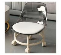 oiujhgCDS Tabouret à roulettes, for Le Bureau - Siège pivotant à roulettes, Tabouret Court avec poulie, Repose-Pieds, canapé Universel(Grey)