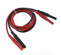 Oiyagai - Paire de Câbles d’Extension pour Multimètre, Fiche Banane 4 mm Mâle vers Jack Femelle, Fils Silicone Haute Résistance 14 AWG, 1 m (39,4")