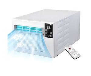Oiyekntd Climatiseur Portable avec télécommande, Refroidissement Rapide et Fonction déshumidificateur, sans unité extérieure, modèle Compact idéal pour Camping, Tente, Chambre, Cuisine ou Location