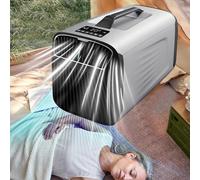 Oiyekntd Climatiseur Portable de Camping 5200 BTU, unité compacte et silencieuse pour Tente, Camping-Car, Van, Voiture, Garage ; Usage intérieur et extérieur ; Fonctions : Refroidissement 12V220V