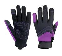 OIZEN Gants de Jardinage pour Femmes et Hommes, Gants de Jardin Tactiles, Gants de Travail Anti-Épine et Anti-Perforation, Cadeaux de Jardinage pour Femmes (violet, L)