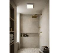 OJA 29 SDB plafonnier carré Plastique Blanc-chrome LED integrée 3000/4000K - Nordlux 2015066133