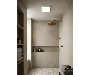 OJA 29 SDB plafonnier carré Plastique Blanc-chrome LED integrée 3000/4000K - Nordlux 2015066133