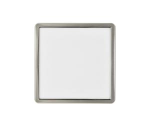 OJA CARRE 29 plafonnier Plastique Blanc-nickel satiné LED integrée 3000/4000K - Nordlux 2015056155
