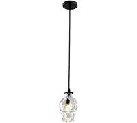 OJRG TONFON Rétro Lustre en Verre Personnalité Crâne Bar Moderne Pendentif Lumière Réglable Restaurant E14 Plafonnier Luminaire for Cuisine Île Salle À Manger Chambre Couloir Bar Salon
