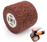 OJTOJT Brosse en Nylon - Rouleau Abrasif - Manchons Abrasifs Pour Machine À Satiner - Brosse À Bois Et Métal - Polissage De Surface 60/80/120/180 (A-320#)
