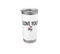 Ok Love You Bye Teacher I Love You Goodbye I Love You More Gobelet isotherme en acier inoxydable double paroi