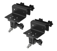 OkeMeeo Lot de 2 supports de gouttière sans perçage pour Eufy Cam 2C Pro/2C/SoloCam C210/SoloCam C120/Arlo Pro 5S/Pro 4/Pro 3/Arlo Ultra 2/Arlo Essential/Arlo Panneau solaire Noir