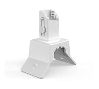 OkeMeeo Support d'angle pour Eufy Solocam S340, Montage mural pour caméra, Compatible avec Eufy Solocam S340 (blanc)