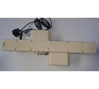 OKIN DUOMAT Moteur de Lit Électrique 1B Ivoire pour Sommier à Lattes, Double Motorisation 12000N, Télécommande Filaire Incluse