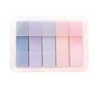 OKJHFD Index de marqueur de page collant, 100 feuilles de création de pages 5 couleurs Étiquetage rapide Adhérence ferme Index amovible Notes autocollantes pour une utilisation au (Coole Farbe)
