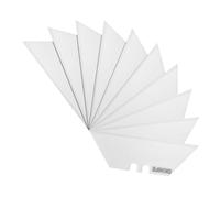 OKNIFE Lames céramique x10, oxyde de zirconium | Lames de cutter céramique premium anti-rouille, tranchant durable, adapté pour outil EDC quotidien.(Blanc)