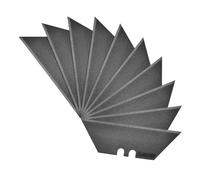 OKNIFE Lames céramique x10, oxyde de zirconium | Lames de cutter céramique premium anti-rouille, tranchant durable, adapté pour outil EDC quotidien.(Blanc)