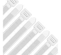 Oksdown 500 mm x 7,6 mm Collier de Serrage Plastique Blanc Serre Câbles Longs Rilsan Ultra Solides Résistant aux UV Attache Câble Lot de 100 Pièces