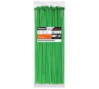 Oksdown Collier de Serrage en Nylon 300 mm × 4,8 mm Attache Câble Plastique Rilsan Serre Câbles, Vert, Lot de 100 Pièces