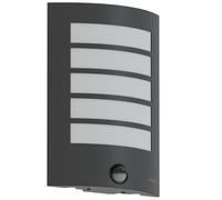 Oktaplex Alto Lampe d'extérieur avec détecteur de mouvement Culot E27 Applique murale IP44 Anthracite 230 V Avec détecteur de mouvement Portée 7 m
