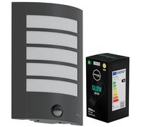 Oktaplex Alto Lampe d'extérieur en acier inoxydable avec détecteur de mouvement IP44 Anthracite 230 V