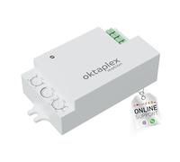 Oktaplex Amy 24 GHz Détecteur de présence RF blanc - Kit de mise à niveau pour détecteur de mouvement intérieur
