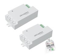 Oktaplex Amy Lot de 2 détecteurs de présence 24 GHz Blancs | Modules radar HF à encastrer dans les luminaires LED pour commande invisible