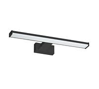 Oktaplex Bali applique LED de miroir noire 40 cm IP44 murale | 8 W blanc chaud 3000 K, 570 lm, applique murale lumineuse