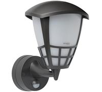 Oktaplex Bel applique murale extérieure avec détecteur de mouvement IP54 | Culot E27 pour ampoule remplaçable, seuil crépusculaire réglable