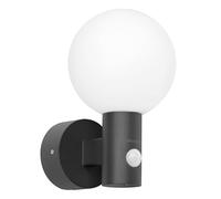 Oktaplex Bola lampe extérieure LED avec détecteur aluminium IP65
