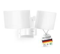 Oktaplex Cali Dos : lampe d'extérieur orientable et inclinable, 3000 K (blanc chaud), projecteur d'extérieur blanc