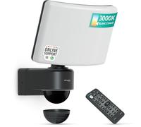 Oktaplex Cali Projecteur IP65 avec détecteur de mouvement et télécommande Blanc chaud avec fonction maître anthracite