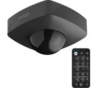 Oktaplex Détecteur de présence 360° IP65 Détecteur de mouvement pour plafond en saillie Extérieur & Intérieur 230V anthracite