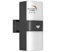Oktaplex Duas Motion lampe extérieure avec détecteur 20W 1800lm 3000K | IP65, lampe extérieure orientable avec détecteur, anthracite, lampe extérieure