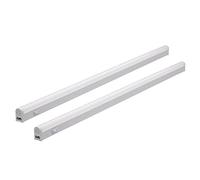 Oktaplex ensemble de 2 bandes LED sous meuble 84 cm blanc neutre 4000K bande lumineuse LED 1270 lumens avec interrupteur lampe sous meuble extensible pour cuisine 12,7 W