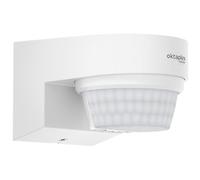 Oktaplex Eva détecteur de Mouvement extérieur IP65 | infrarouge à 240° avec portée de 14 m, pour montage en saillie