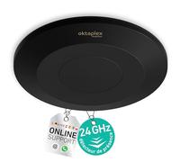 Oktaplex Isa détecteur de présence Plafond 24 GHz Noir