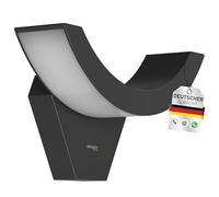 Oktaplex Lima applique murale LED extérieure 10W IP54 3000K blanc chaud | Lampe extérieure, applique murale extérieure, anthracite