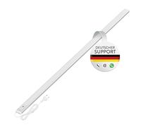 Oktaplex lot de 1 Riva réglette LED cuisine 120 cm avec capteur | 10 W avec 700 lm en blanc chaud 3000K sur 230V, aluminium, variation gestuelle