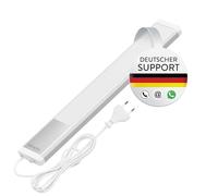 Oktaplex lot de 1 Riva réglette LED cuisine 40 cm | 6 W avec 475 lm en blanc neutre 4000K sur 230V, aluminium, avec interrupteur