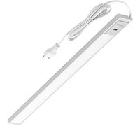 Oktaplex lot de 1 Riva réglette LED cuisine 57.5 cm avec capteur | 10.2 W avec 760 lm en blanc neutre 4000K sur 230V, aluminium, variation gestuelle
