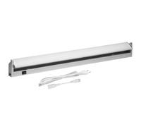 Oktaplex lot de 1 Rota réglette LED cuisine 91 cm orientable | 14.6 W avec 1615 lm en blanc chaud 3000K sur 230V, aluminium, avec interrupteur