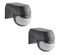 Oktaplex Lot de 2 Ana détecteur de Mouvement Infrarouge extérieur IP44