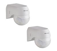 Oktaplex Lot de 2 Ana détecteur de Mouvement Infrarouge extérieur IP44