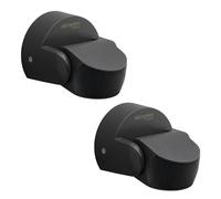 2x Oktaplex détecteur de mouvement pivotant IP65 capteur infrarouge 180° avec protection anti-reptation 360° anthracite pour montage mural et au plafond