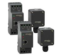 2x Oktaplex Interrupteur crépusculaire pour rail DIN 230V capteur crépusculaire externe IP65 anthracite